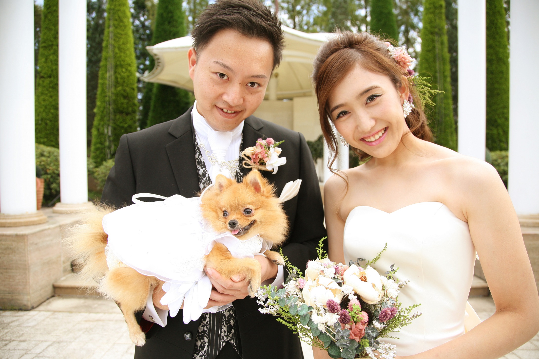 愛犬OK！広大なガーデンチャペルで行う私たちらしい結婚式