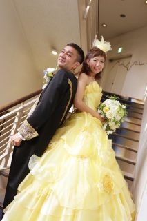 多くのご友人に囲まれた結婚式